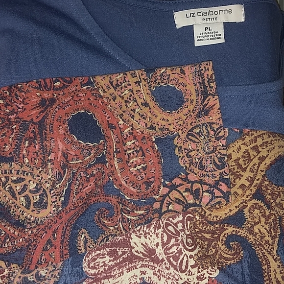 Liz Claiborne, Paisley Top - Picture 2 of 3